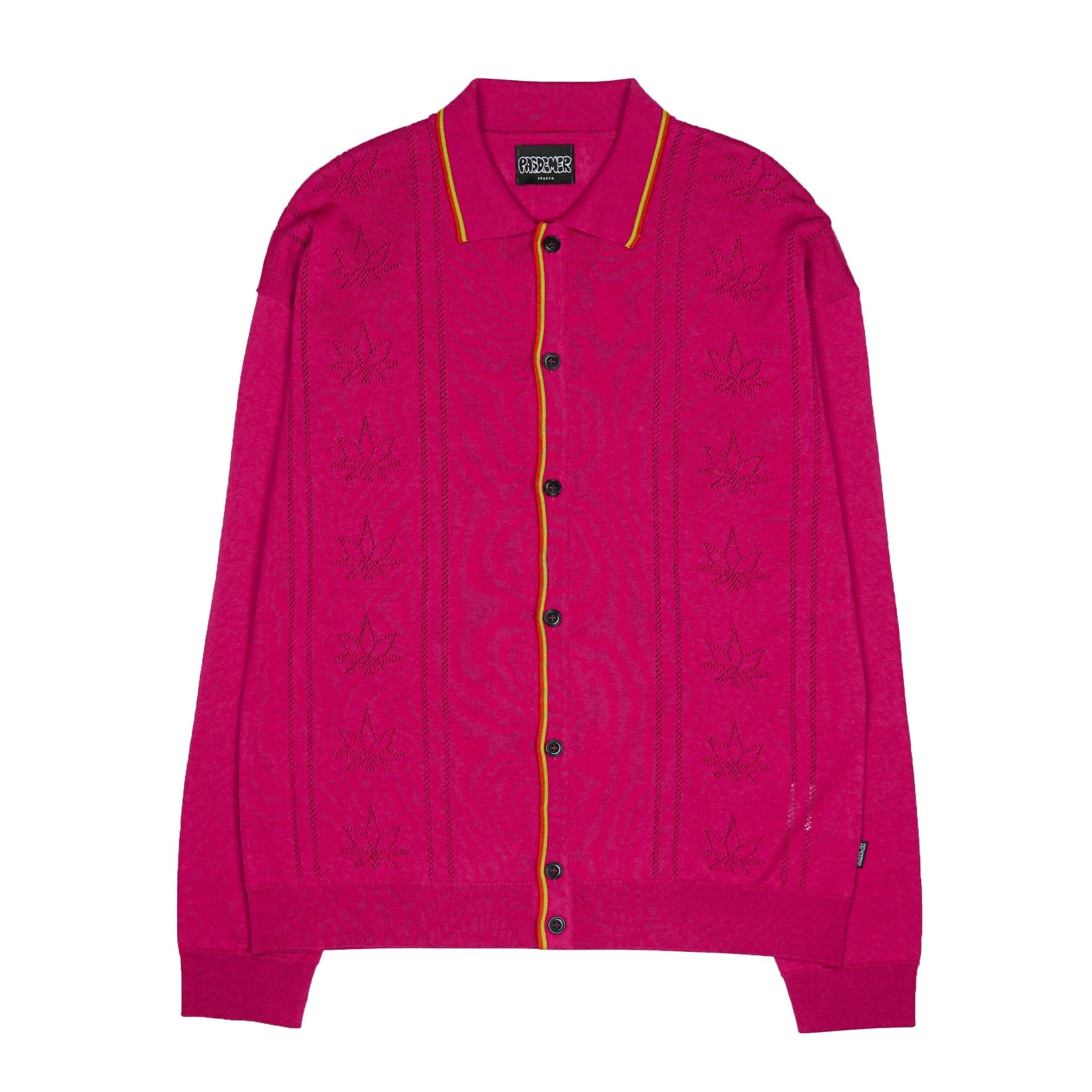 High Couture Polo Sweater in fucsia