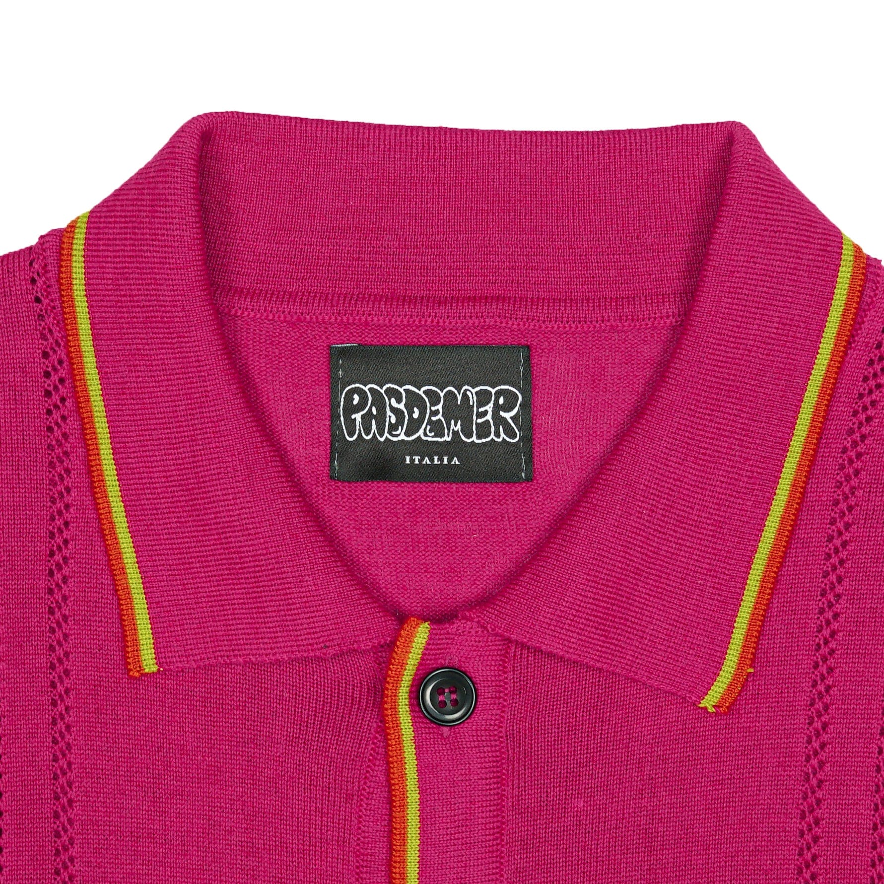 High Couture Polo Sweater in fucsia
