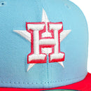 Houston Astros 2-Tone Colorpack 59Fifty Fitted Hat in powder blue and strawberry - New Era - State Of Flux