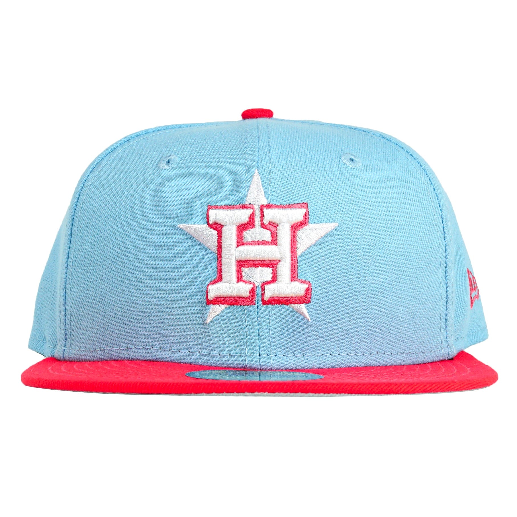 Houston Astros 2-Tone Colorpack 59Fifty Fitted Hat in powder blue and strawberry