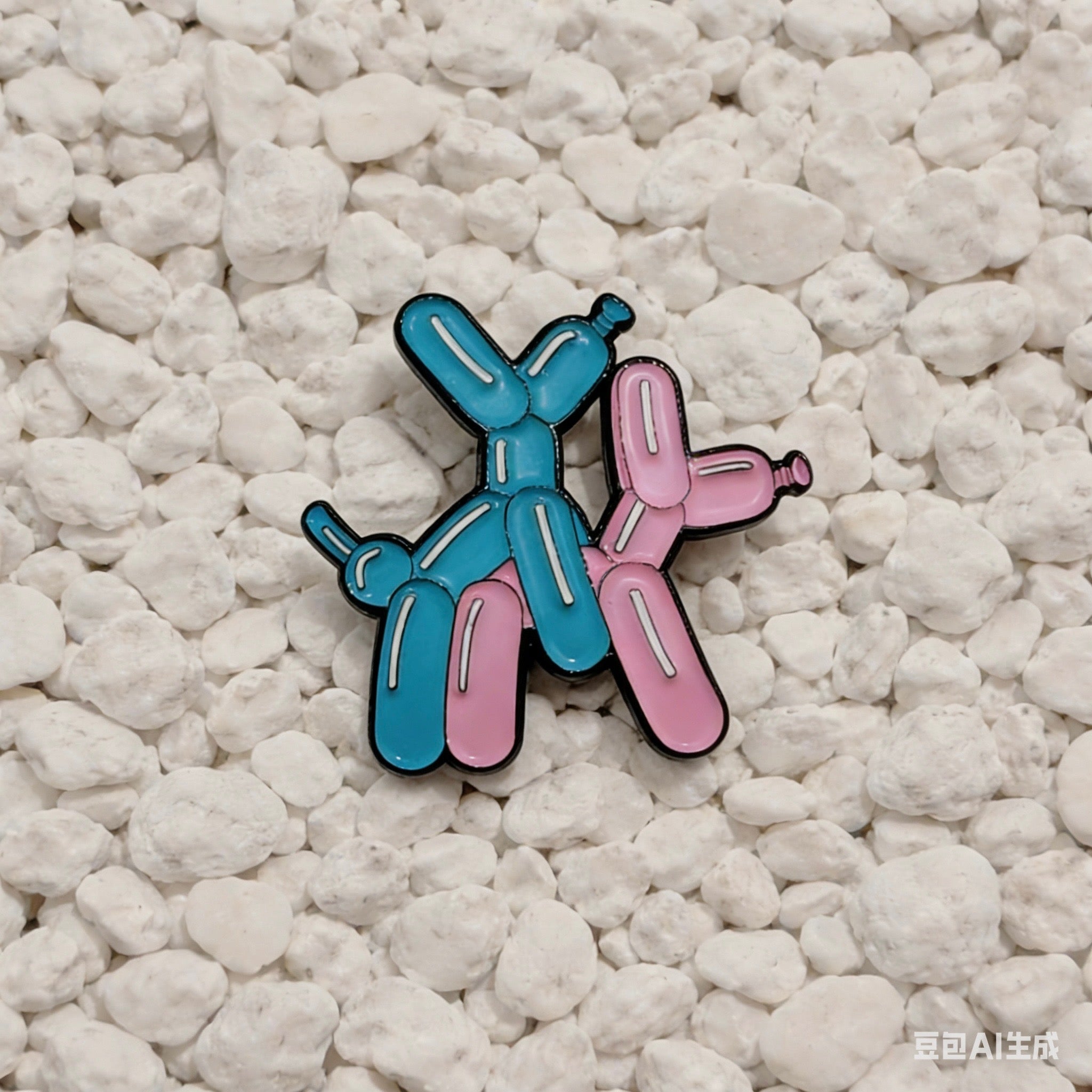 Humper Pin in blue and pink - Creamlab - State Of Flux