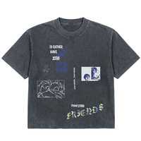 I'd Rather Tee in vintage blue - Jungles Jungles - State Of Flux