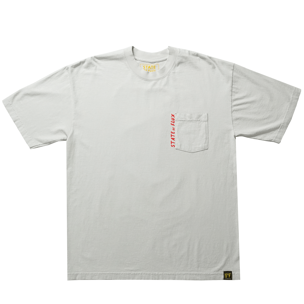 In The Light Pocket Tee in cement