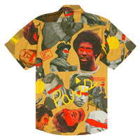 Incognito Short - sleeve Button - up in honey mustard - State Of Flux - State Of Flux