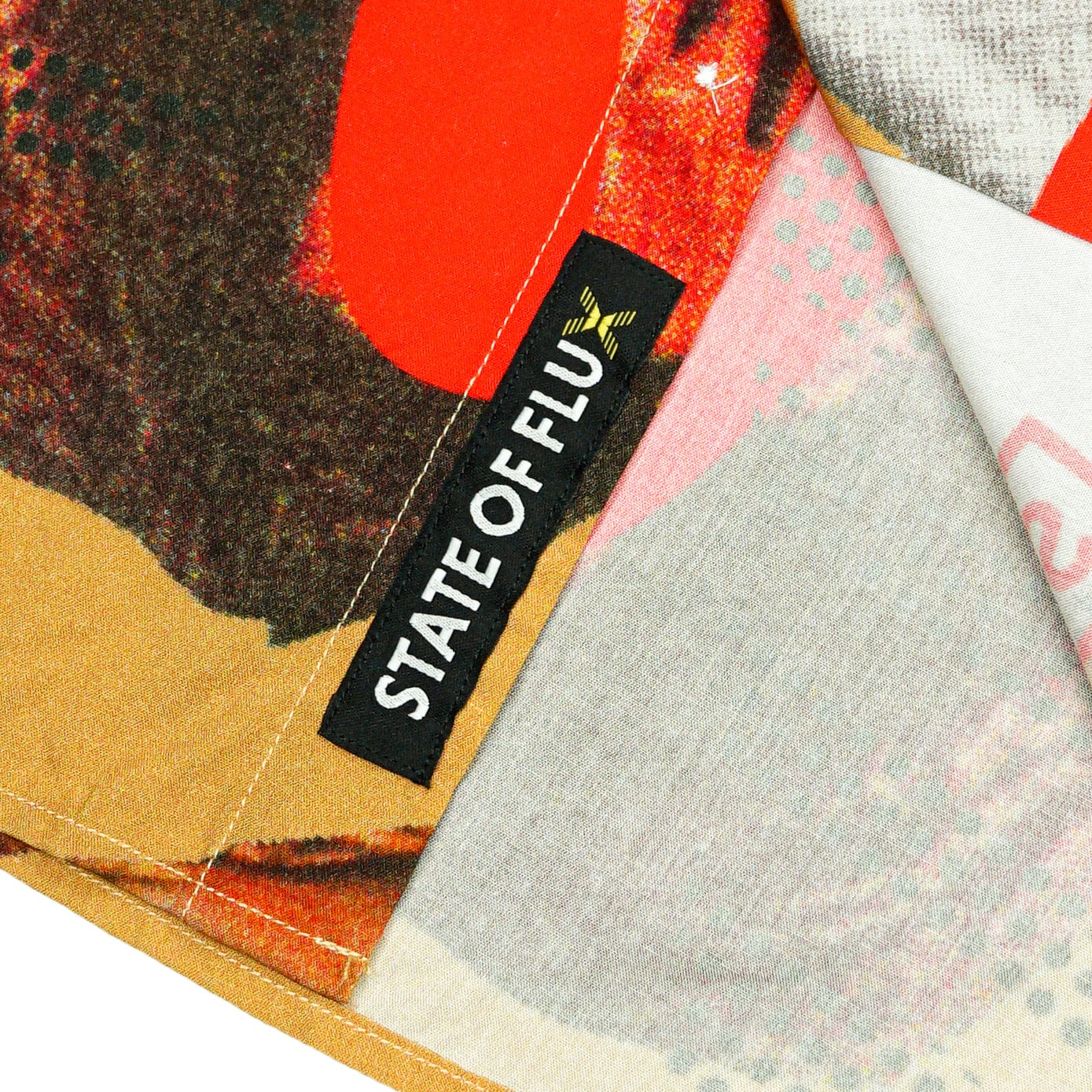 Incognito Short - sleeve Button - up in honey mustard - State Of Flux - State Of Flux