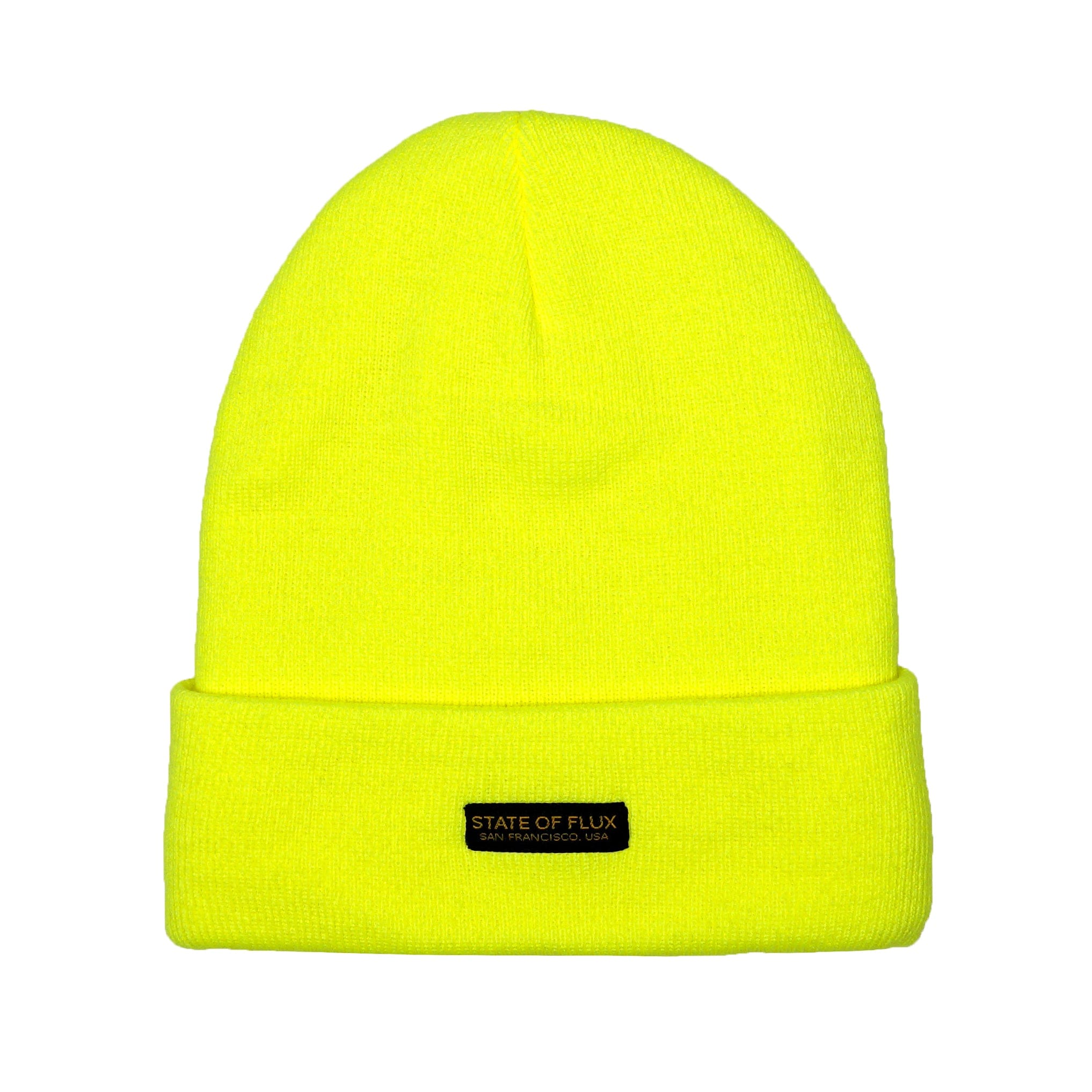 Insulated Mantra Beanie in neon yellow - State Of Flux - State Of Flux
