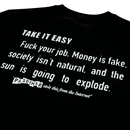 Internet Quotes Tee in black - Pas de Mer - State Of Flux