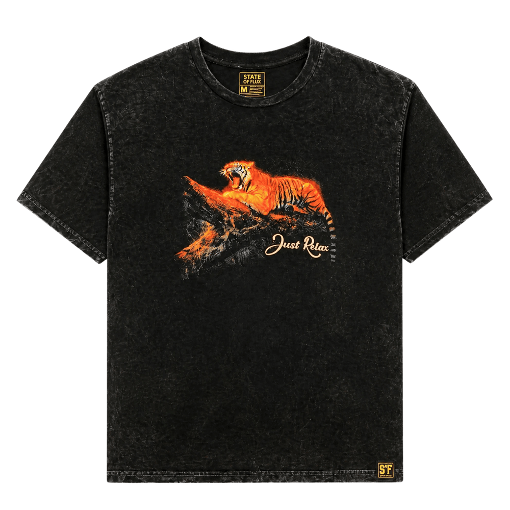 Just Relax Tee in mineral black