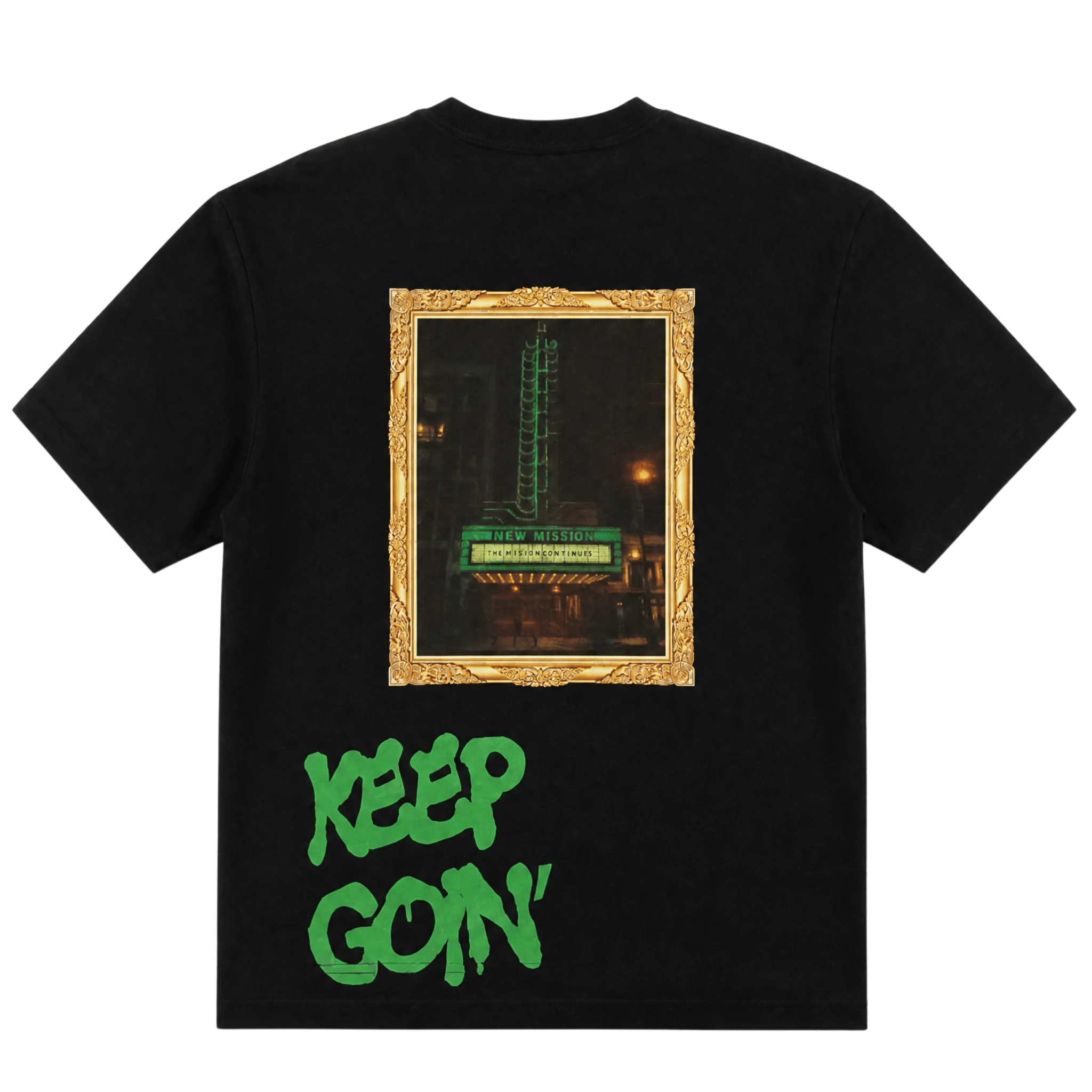 Keep Goin' Tee in black