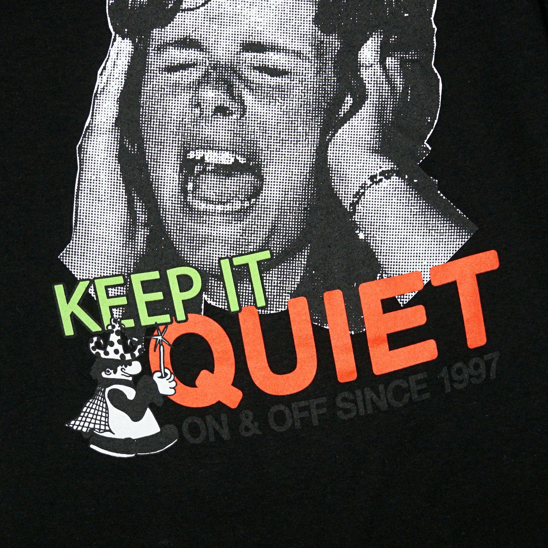 Keep It Quiet Tee in black - The Quiet Life - State Of Flux