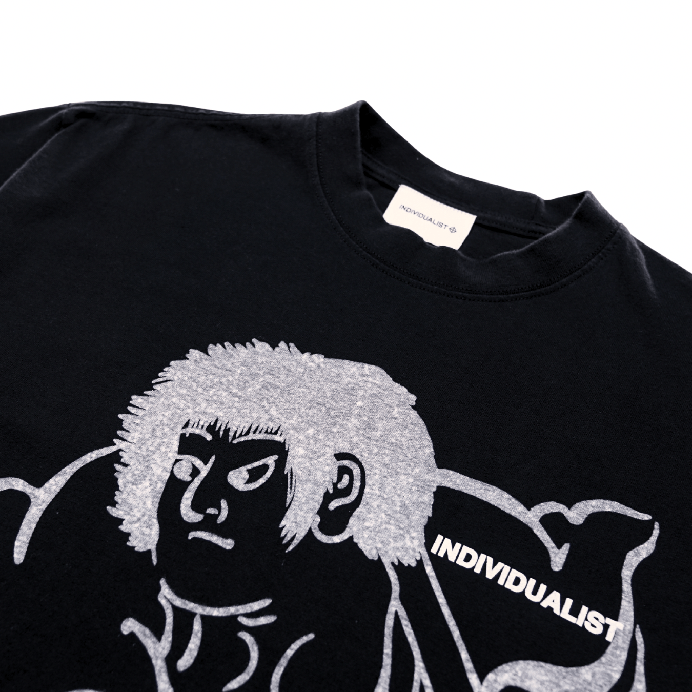 Kintaro Big Print Tee in vintage black