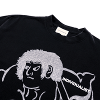 Kintaro Big Print Tee in vintage black - Individualist Lab - State Of Flux