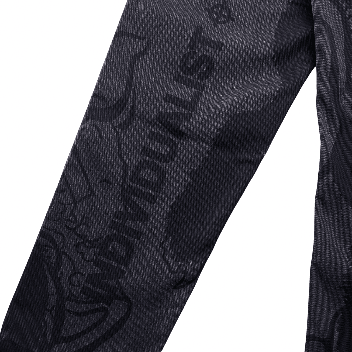 Kintaro Print Carpenter Pant in black - Individualist Lab - State Of Flux