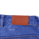 Knowledge Laser Print Big Boy Shorts in indigo - Individualist Lab - State Of Flux