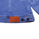Knowledge Laser Print Chore Jacket in light indigo - Individualist Lab - State Of Flux