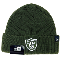 Las Vegas Raiders Merino Wool Knit Beanie in olive - New Era - State Of Flux