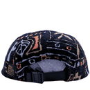 Let's Get Cozy 5 - Panel Hat in black and beige - State Of Flux - State Of Flux