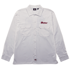 Lewistown Long-sleeve Button-Up Shirt in egret
