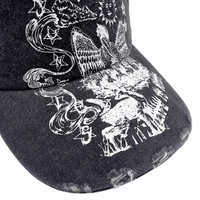 Life Is Magic Cap in distressed black - Jungles Jungles - State Of Flux