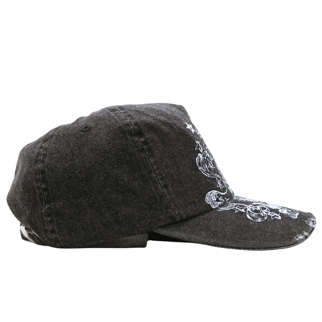 Life Is Magic Cap in distressed black - Jungles Jungles - State Of Flux