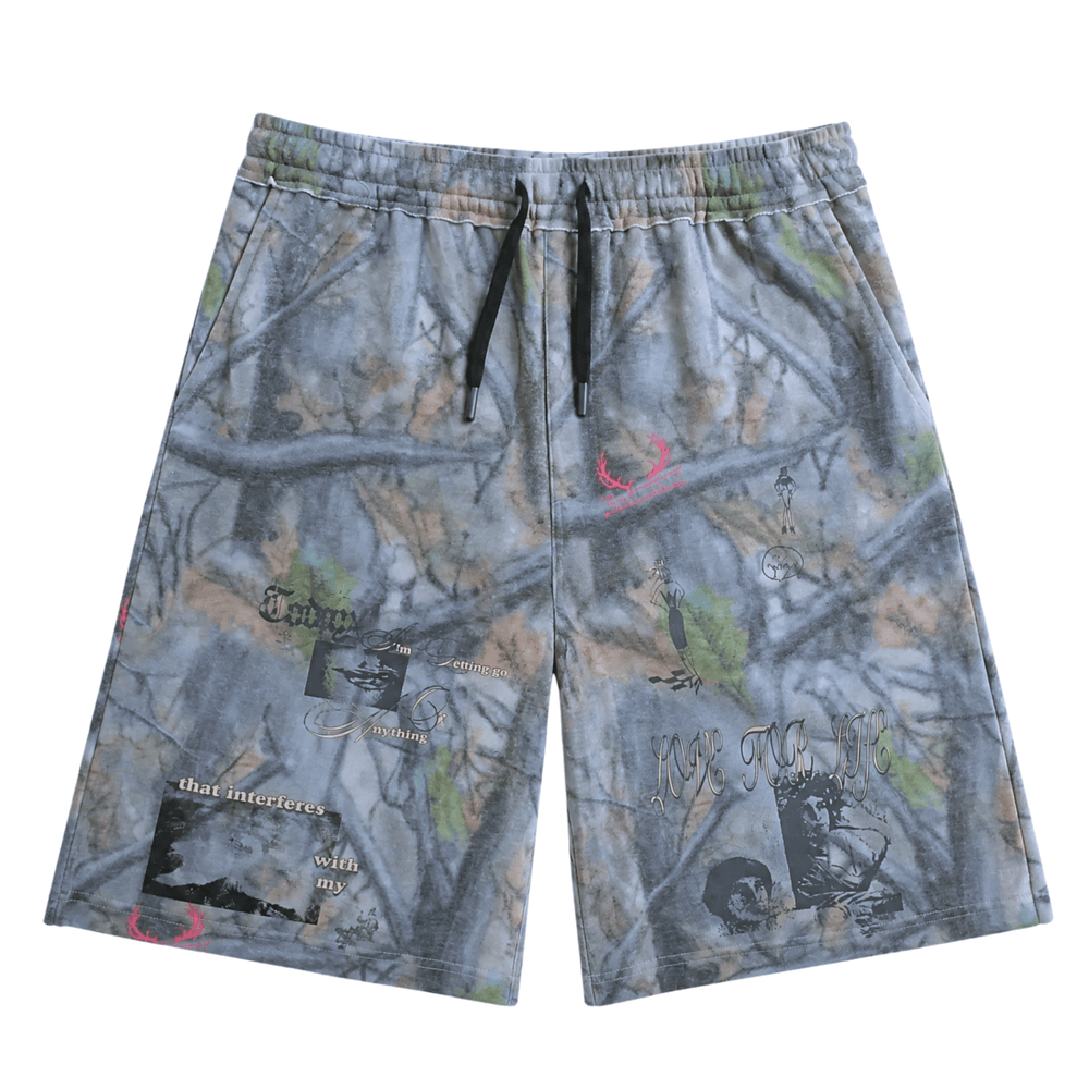 Love For Life Shorts in camo