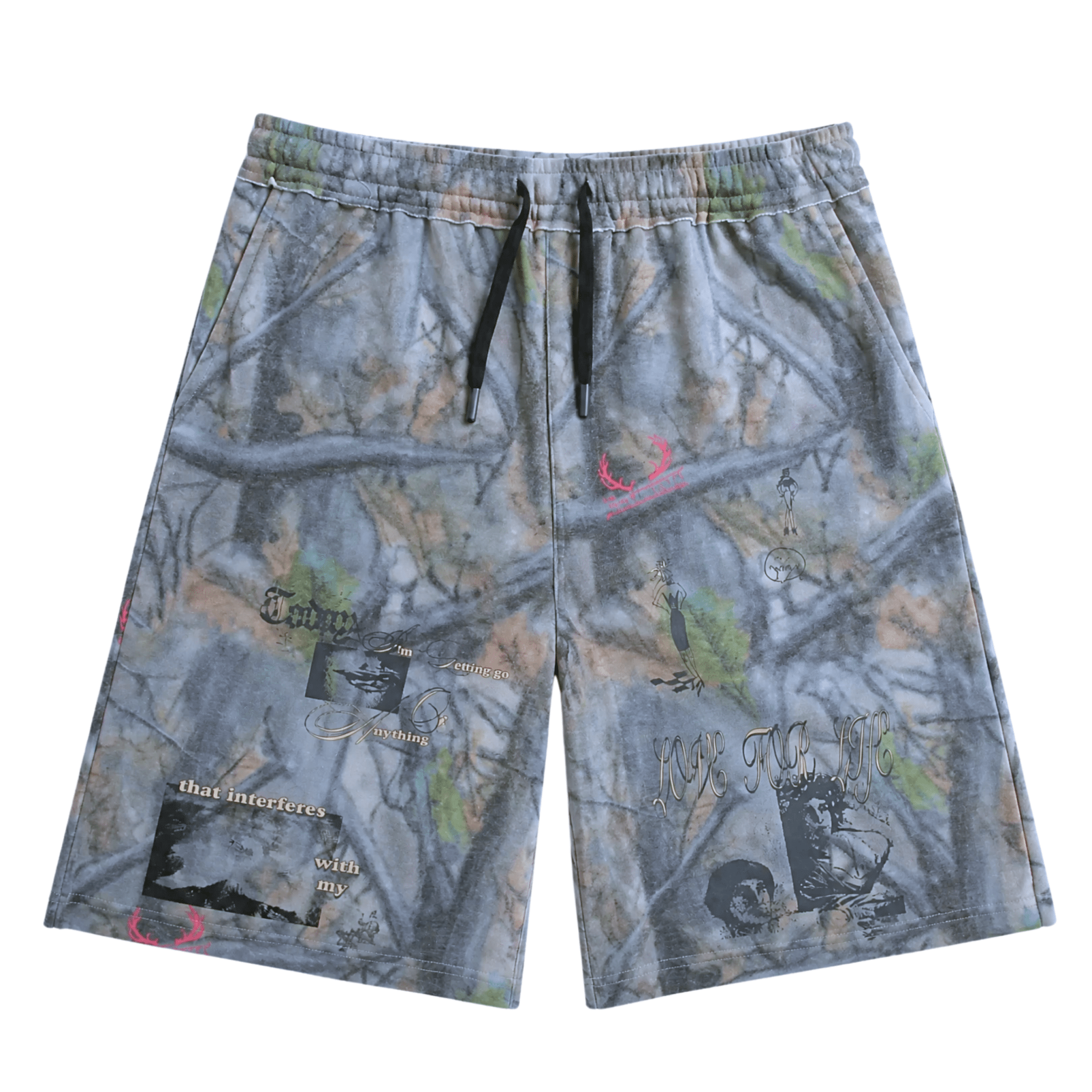 Love For Life Shorts in camo