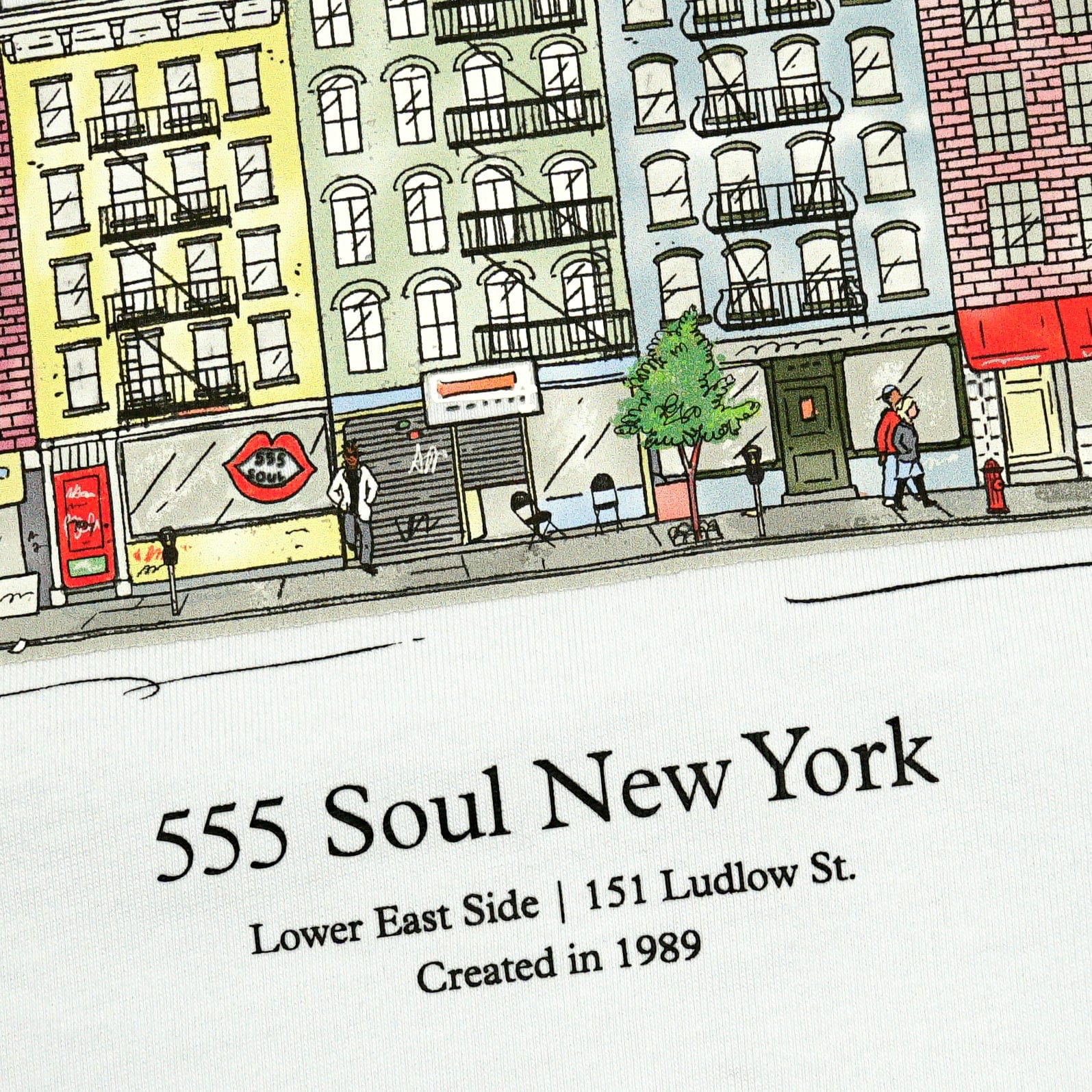 Ludlow St. Garment Dyed Tee in white - Triple Five Soul - State Of Flux