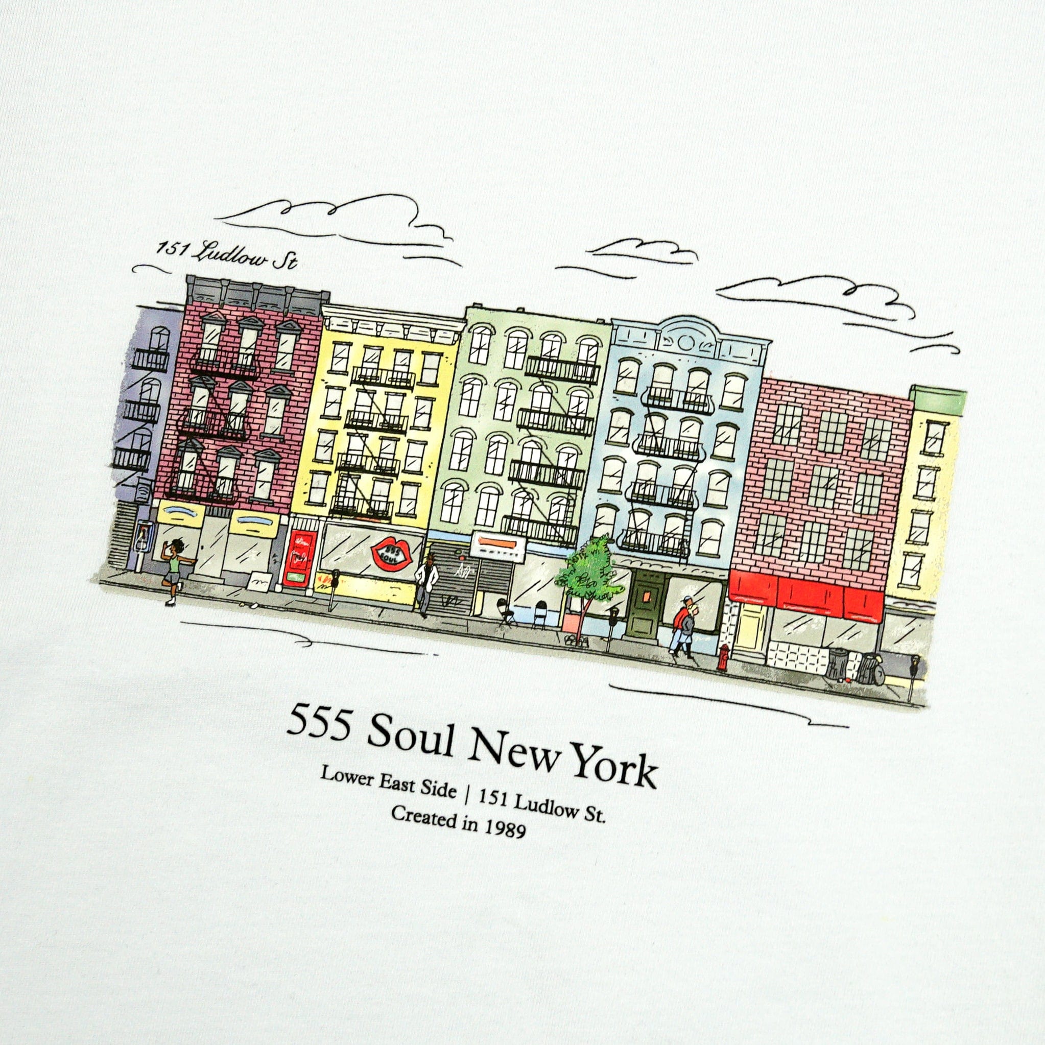 Ludlow St. Garment Dyed Tee in white