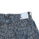 Macrame Denim Shorts in mid blue - Daily Paper - State Of Flux
