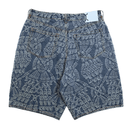 Macrame Denim Shorts in mid blue - Daily Paper - State Of Flux