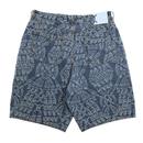 Macrame Denim Shorts in mid blue - Daily Paper - State Of Flux