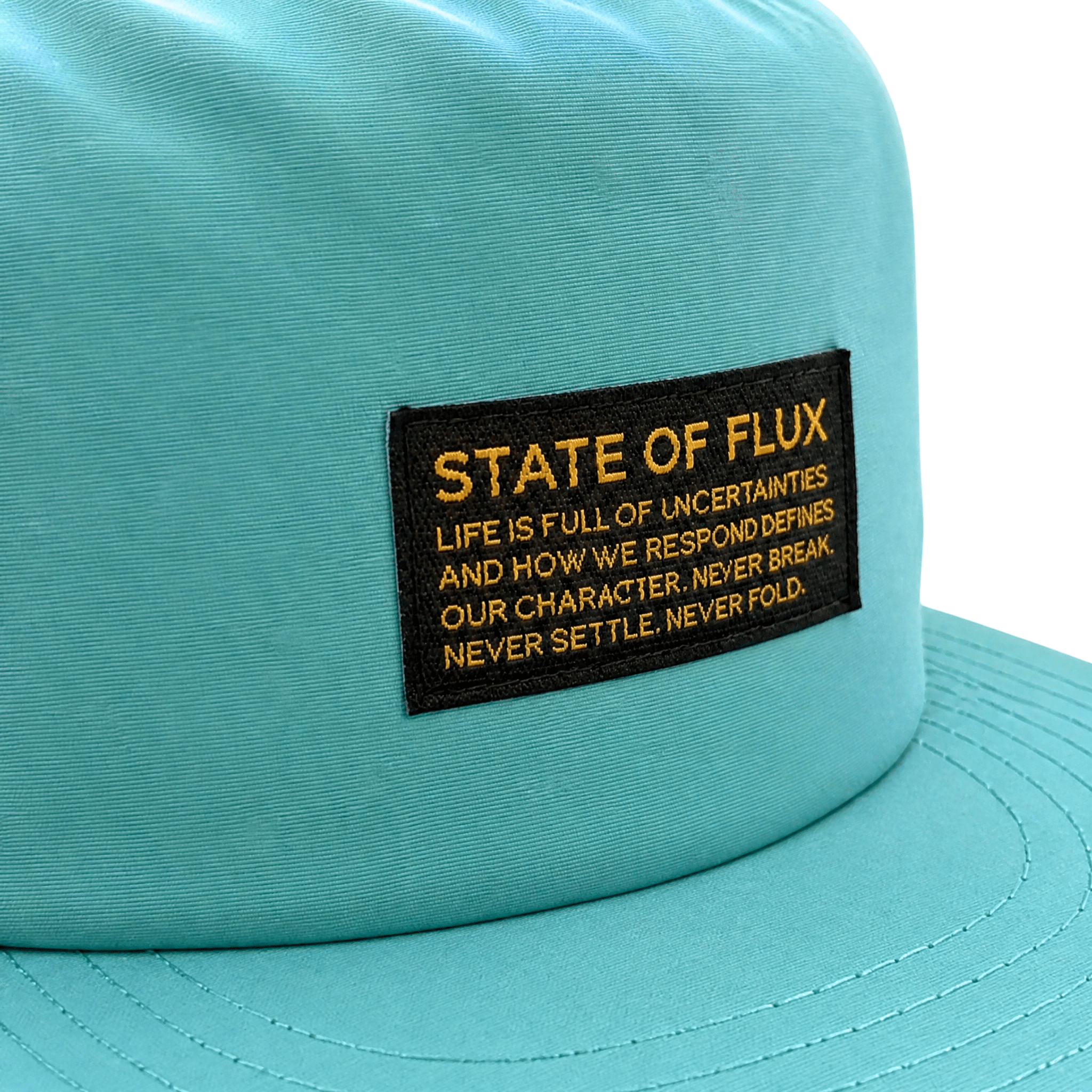 Mantra Nylon Cap in poolside blue