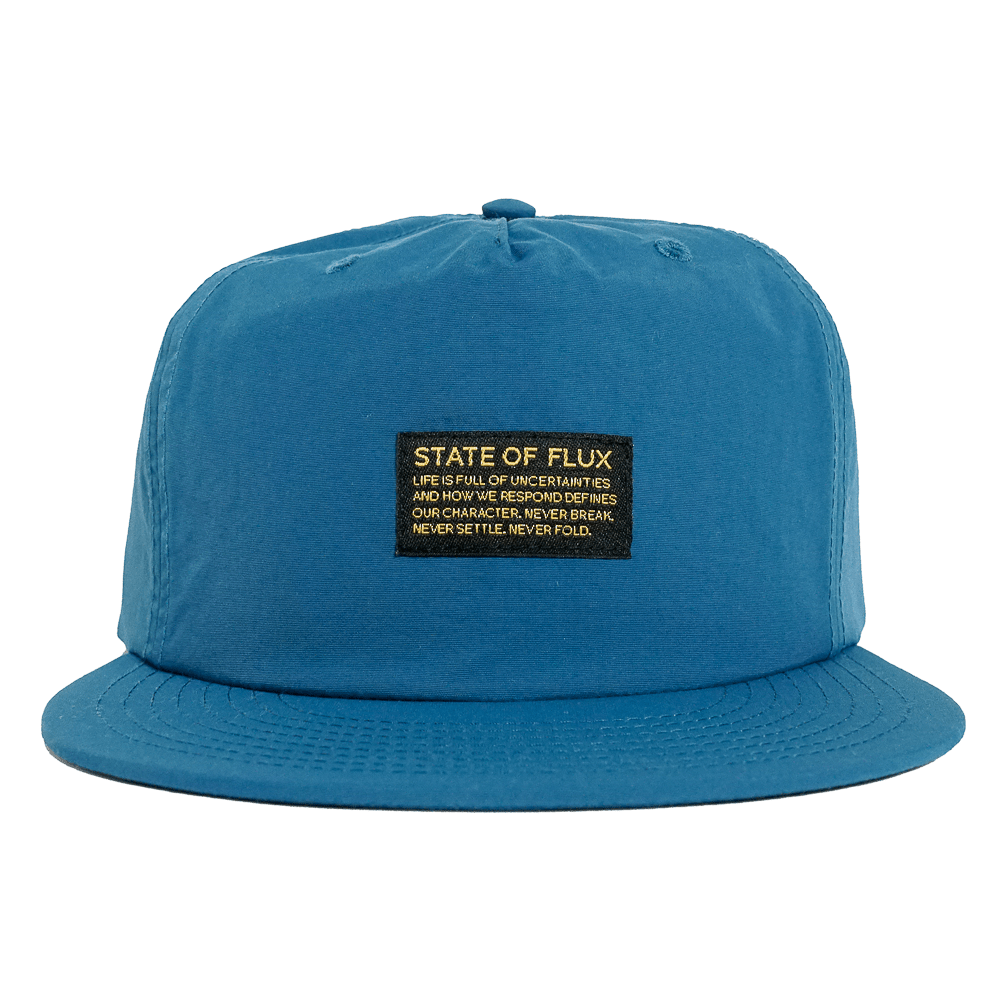 Mantra Nylon Cap in tropical teal - State Of Flux - State Of Flux
