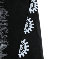 Martyr GFX Long - sleeve Tee in faded black - Devá States - State Of Flux