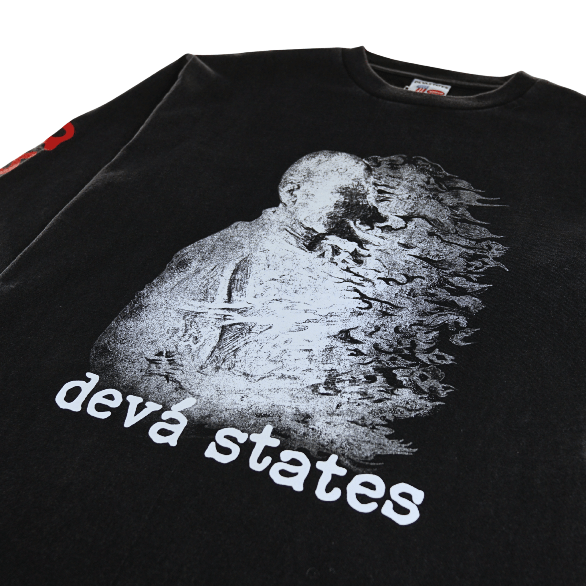 Martyr GFX Long-sleeve Tee in faded black