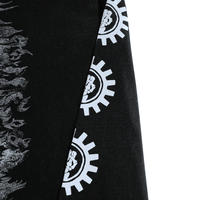 Martyr GFX Long - sleeve Tee in faded black - Devá States - State Of Flux