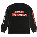 Martyr GFX Long - sleeve Tee in faded black - Devá States - State Of Flux