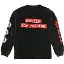 Martyr GFX Long - sleeve Tee in faded black - Devá States - State Of Flux