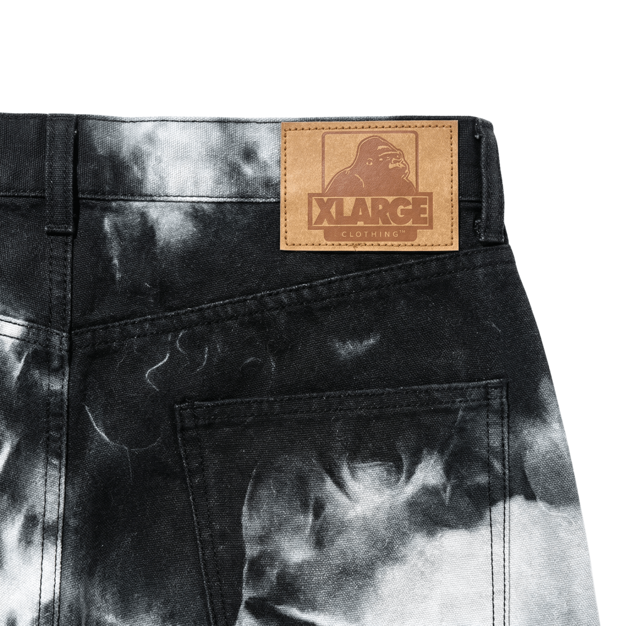 Meditation Allover Print Pants in black and white - XLARGE - State Of Flux