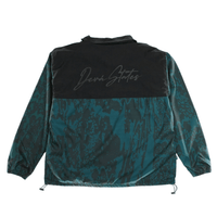 Micro Windbreaker Jacket in green and black - Devá States - State Of Flux