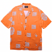 Midnight Desert Shirt in orange - Pas de Mer - State Of Flux