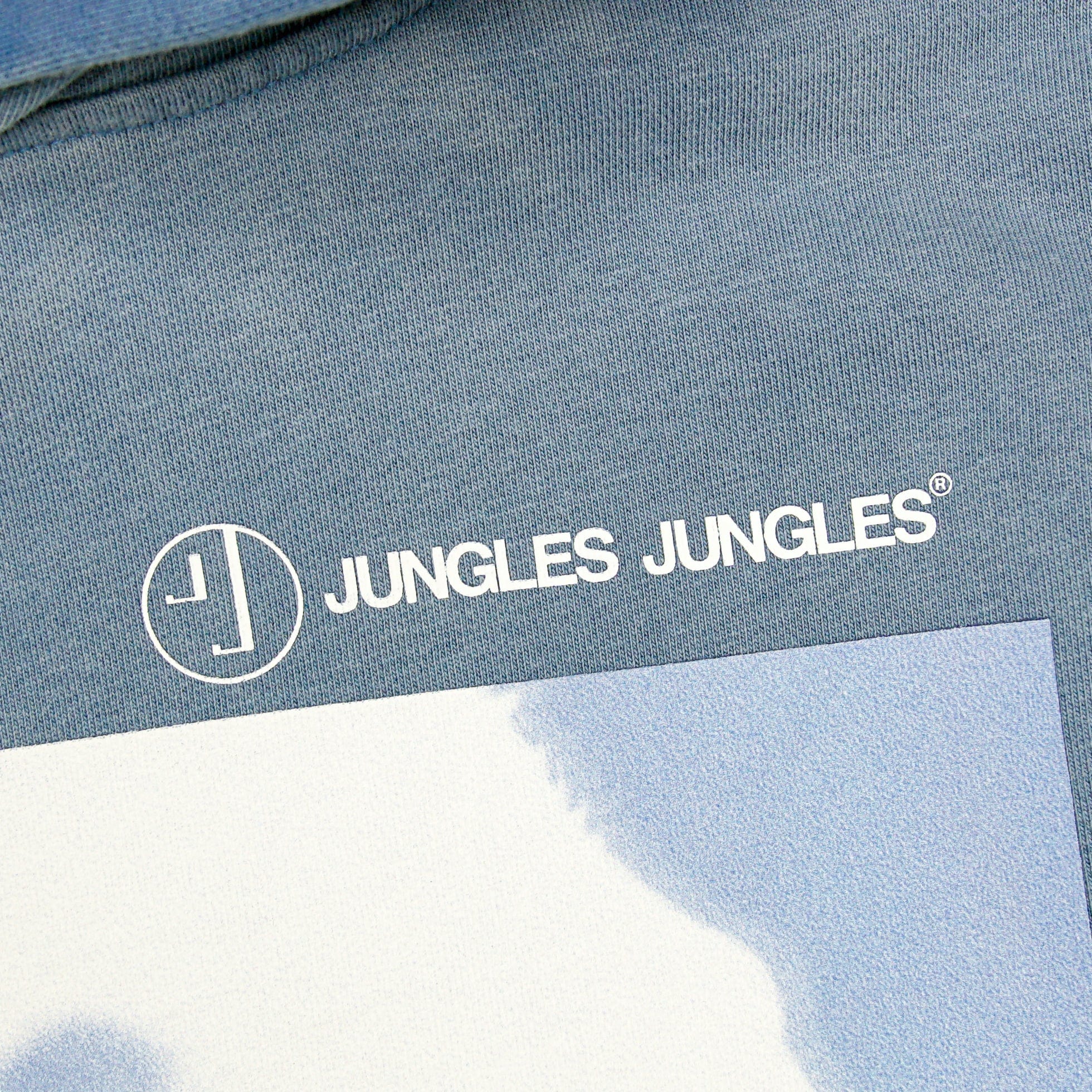 Movements Hoodie in spray fade blue - Jungles Jungles - State Of Flux
