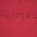 Never Break Embossed Crewneck in maroon - State Of Flux - State Of Flux