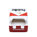Not A long Time Ashtray in white and red - Pas de Mer - State Of Flux