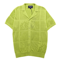 Not Long Time Polo Sweater in pear green - Pas de Mer - State Of Flux