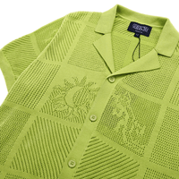 Not Long Time Polo Sweater in pear green - Pas de Mer - State Of Flux