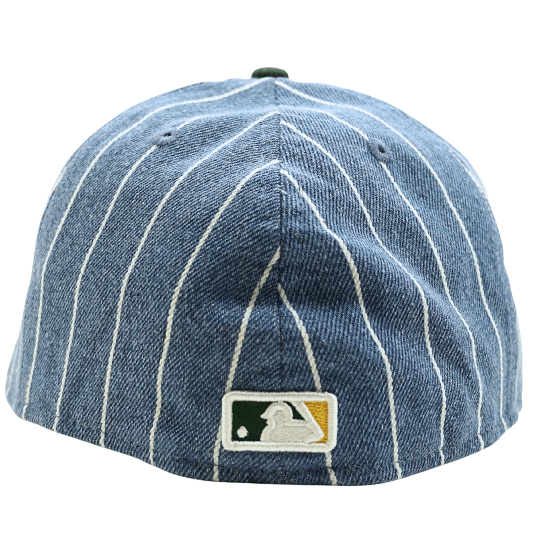 Oakland Athletics Parallel A - Frame 59Fifty Fitted Hat in blue denim and green - New Era - State Of Flux