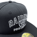 Oakland Raiders 4 Verts 59Fifty Fitted Hat in black - New Era - State Of Flux