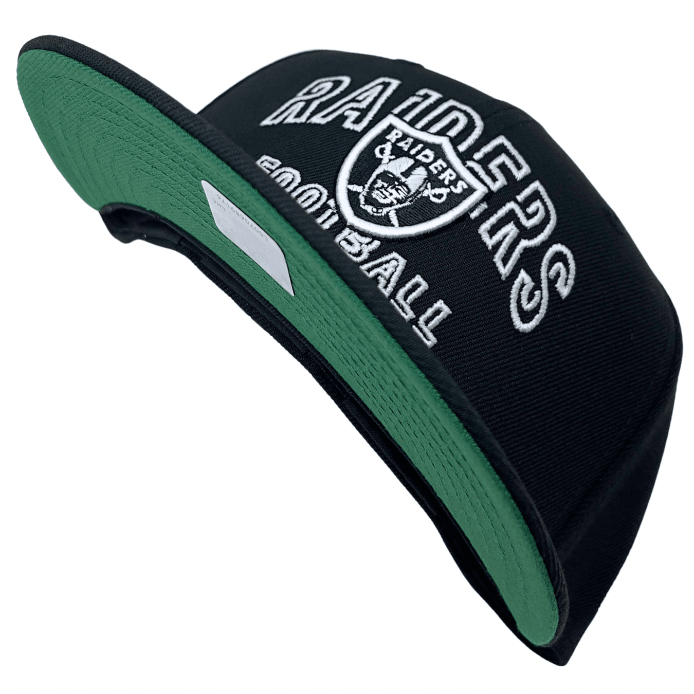Oakland Raiders 4 Verts 59Fifty Fitted Hat in black