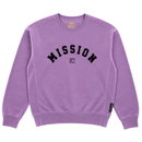 OG Mission Crewneck in lilac and black - State Of Flux - State Of Flux